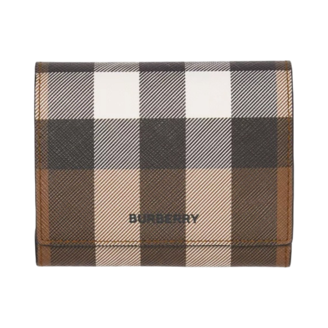 버버리 디테처블 스트랩 체크 폴딩 지갑 다크 버치 브라운(Burberry Check Folding Wallet with Detachable Strap Dark Birch Brown) - 1