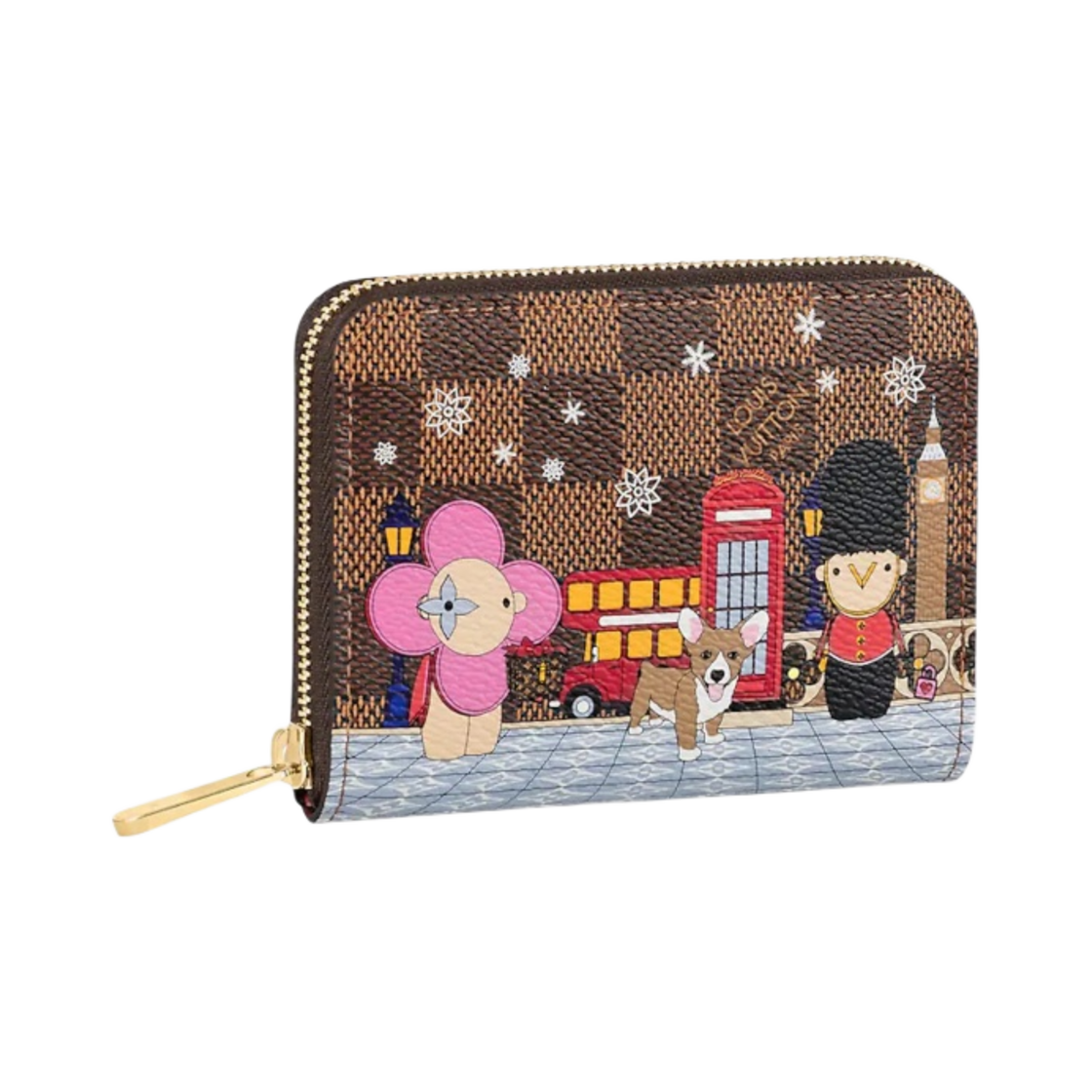 루이비통 비비엔 지피 코인 퍼스 다미에 에벤 레드 | Louis Vuitton | KREAM