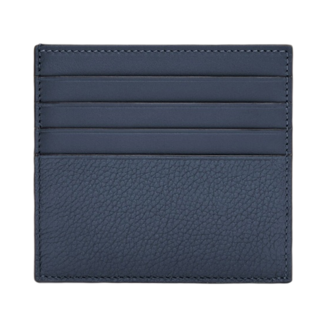 로에베 소프트 그레인드 카프스킨 오픈 플레인 카드 홀더 오닉스 블루(Loewe Open Plain Card Holder in Soft Grained Calfskin Onyx Blue) - 3