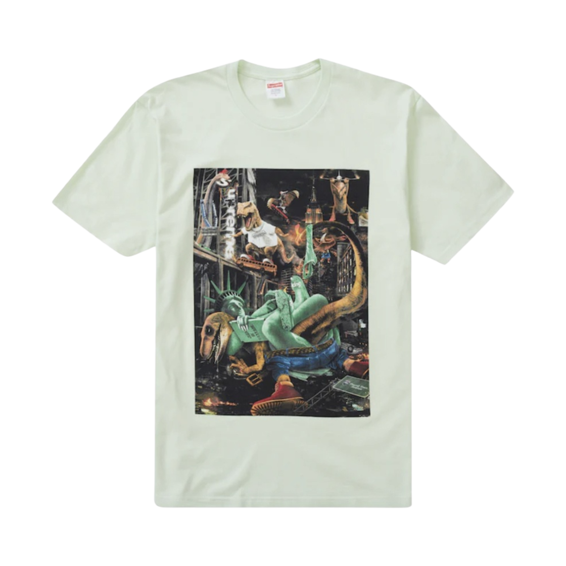 슈프림 티렉스 티셔츠 페일 그린 - 23SS(Supreme T-Rex T-Shirt Pale Green - 23SS) - 1