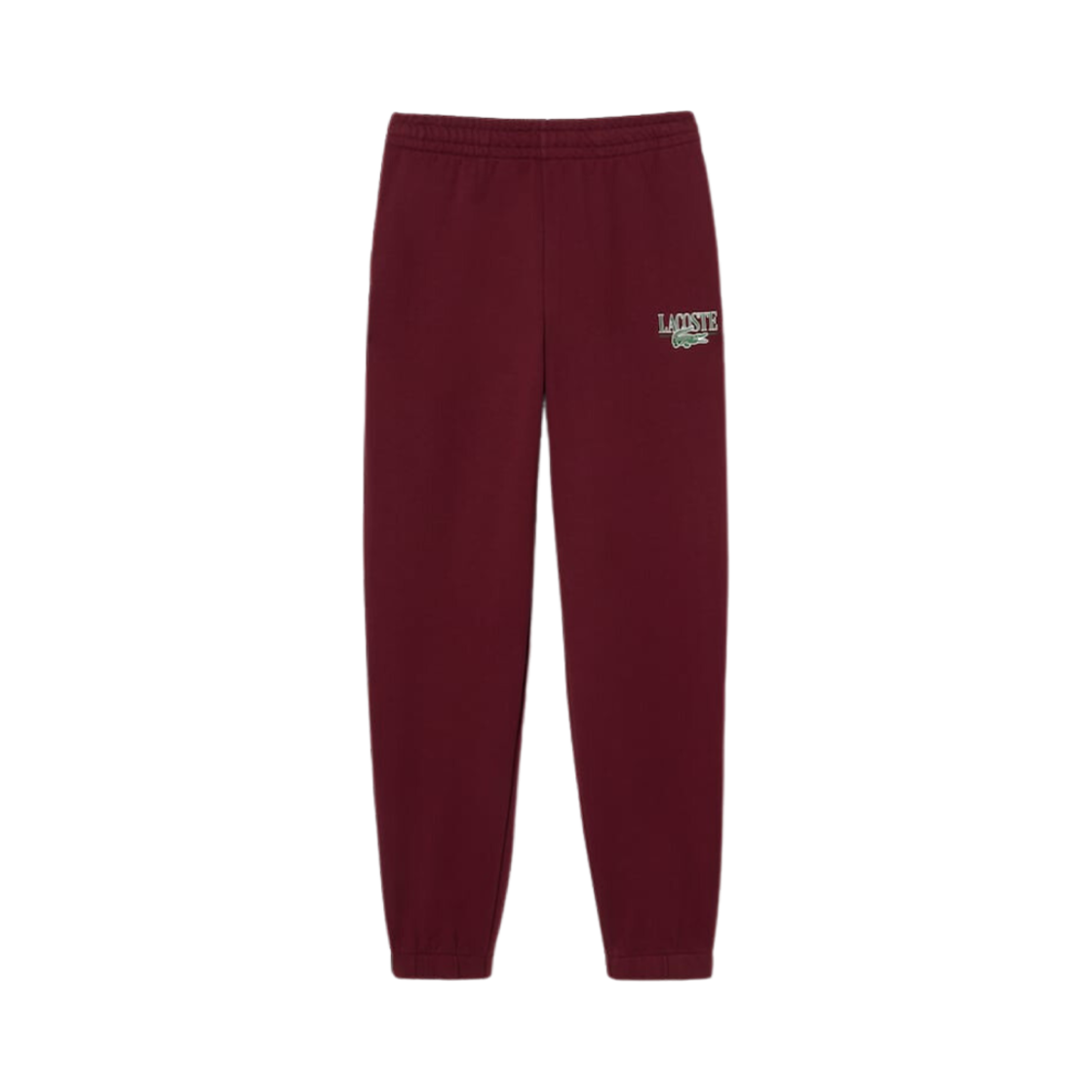 (W) 라코스테 빅 로고 아트 워크 조거 보르도((W) Lacoste Big Logo Art Work Jogger Bordeaux) - 1