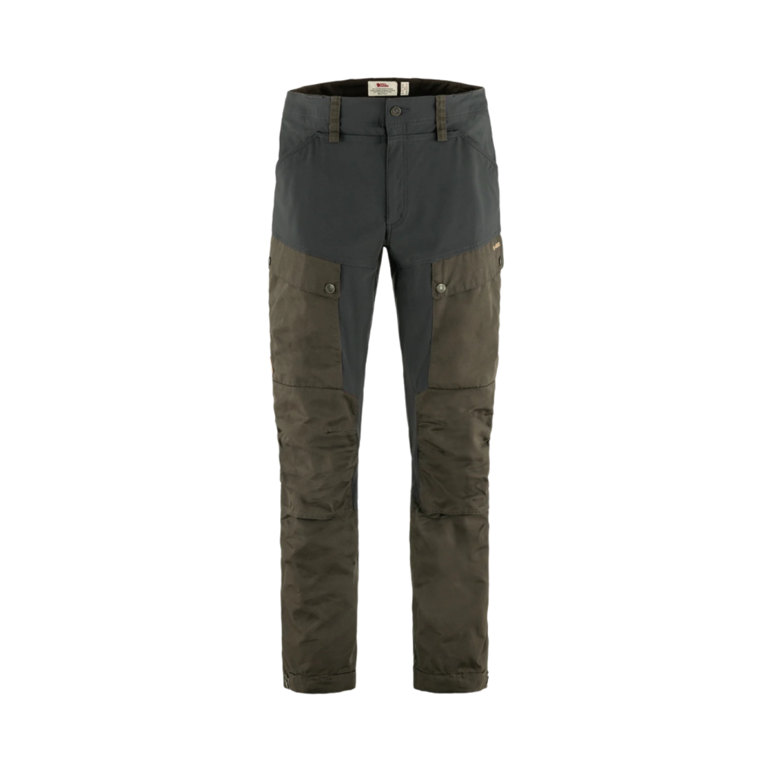 87176-633-030 Fjallraven Keb Trousers Dark Olive Dark Grey