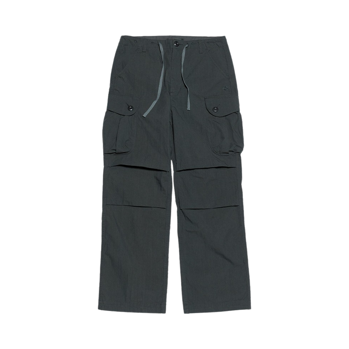 23HSPTGR0057 Hello Sunrise Parachute Cargo Pants Gray