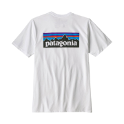 Patagonia P-6 Logo Pocket Responsibili-Tee S/S White
