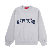 Supreme New York Shop Small Box Crewneck Ash Grey - 24SS