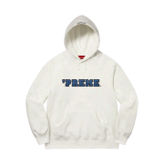 Supreme Preme Hooded Sweatshirt White - 22FW