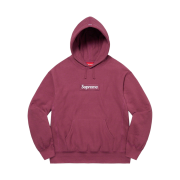 Supreme Box Logo Hooded Sweatshirt Plum - 21FW