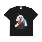 Bbangbbang x Acme De La Via Monochrome Donut T-Shirt Black