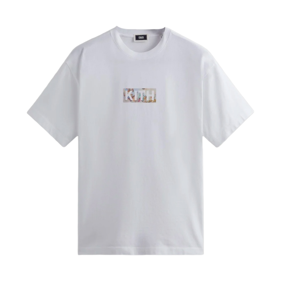 키스 엔젤릭 클래식 로고 티셔츠 화이트