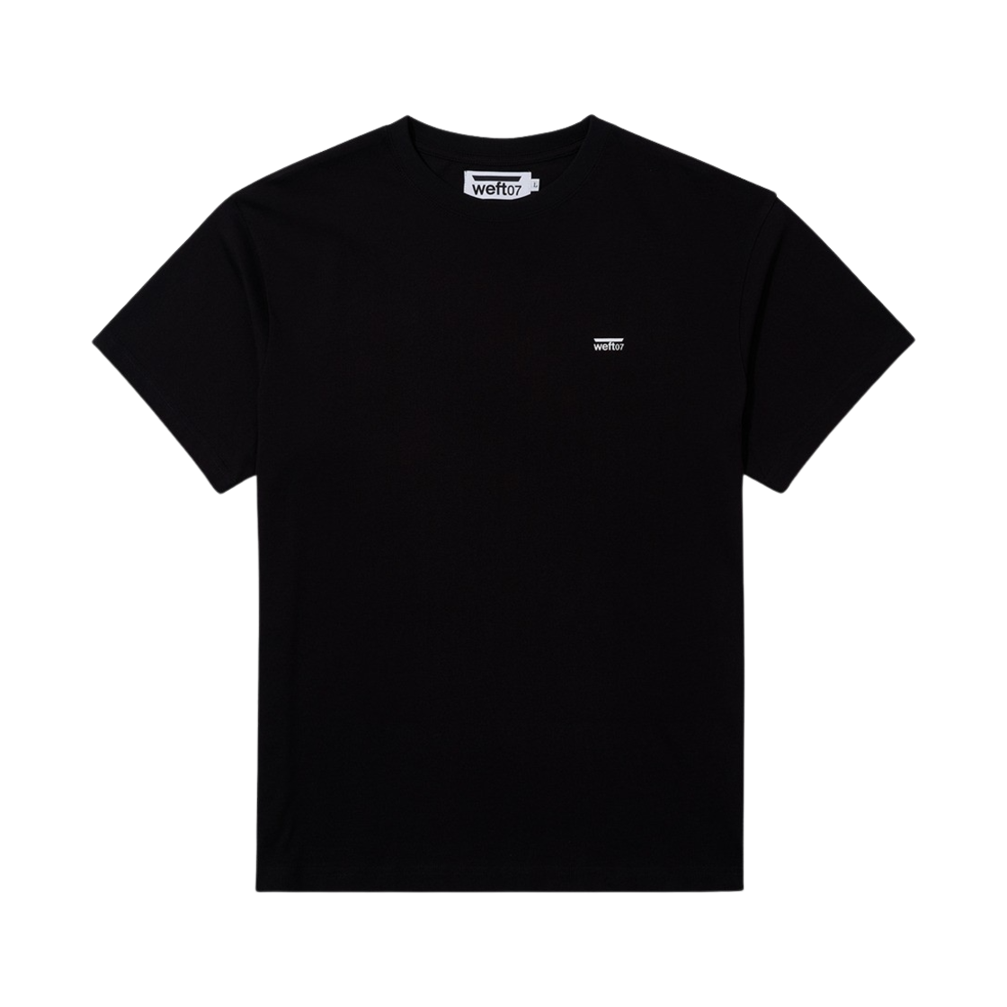 웨프트07 로고 티셔츠 블랙(Weft07 Logo T-Shirt Black)