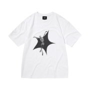 Suade Skull Star Tee White