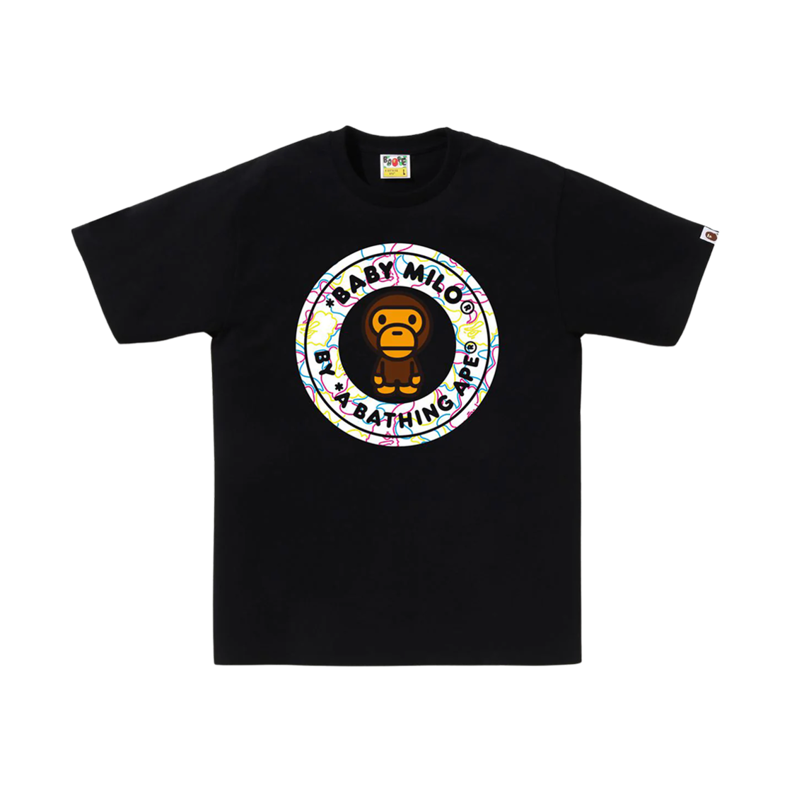 - BAPE Neon Camo Milo Busy Works T-Shirt Black