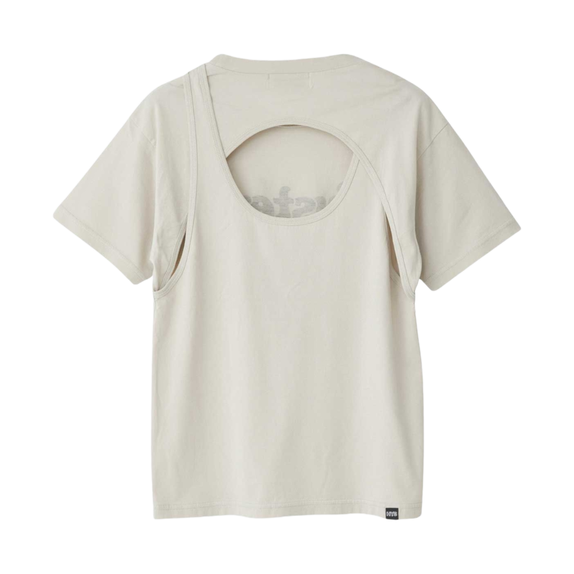 01251CT07 (W) Hysteric Glamour Love My Way T-Shirt Beige