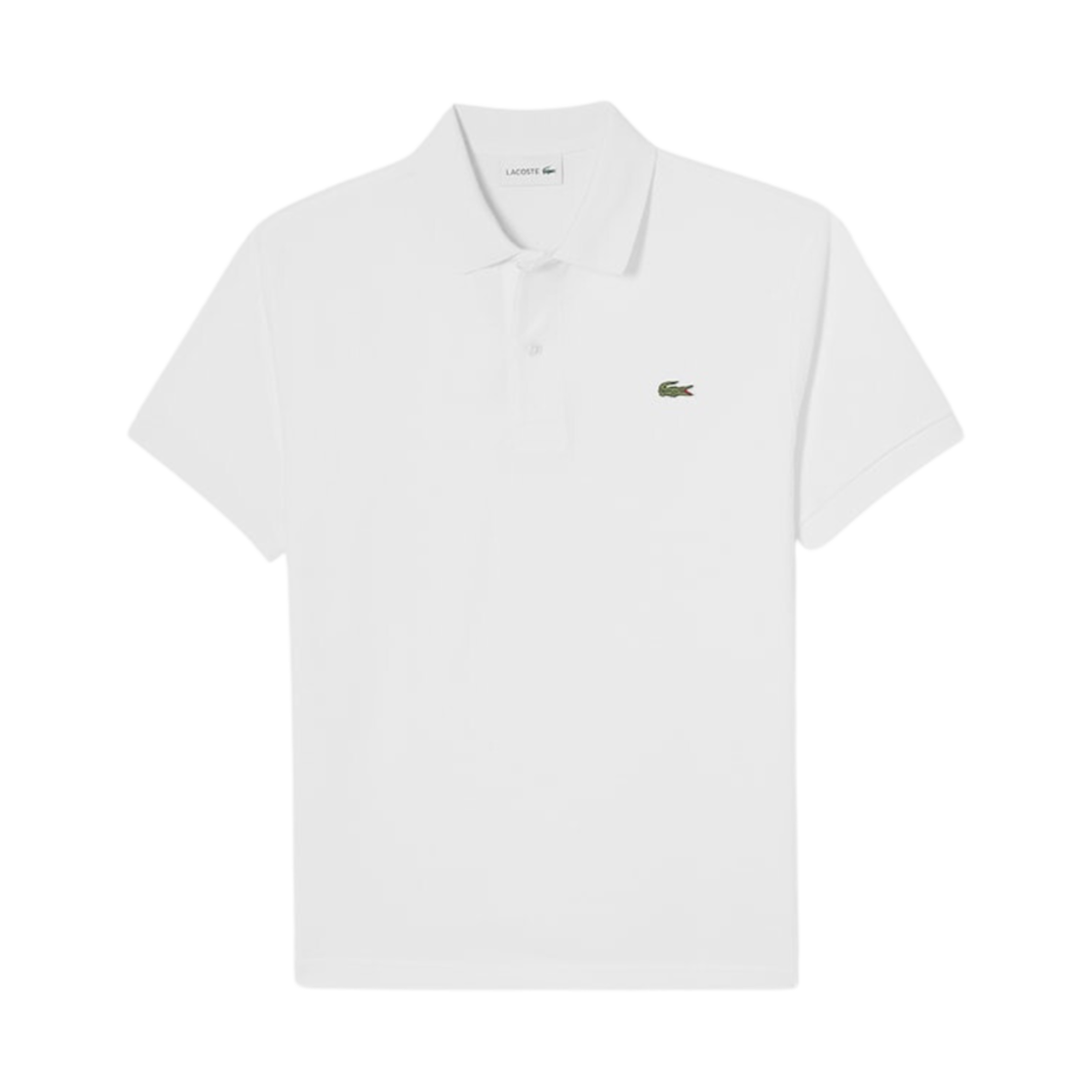 라코스테 프렌치 레귤러 핏 베이직 폴로 화이트(Lacoste French Regular Fit Basic Polo White) - 1