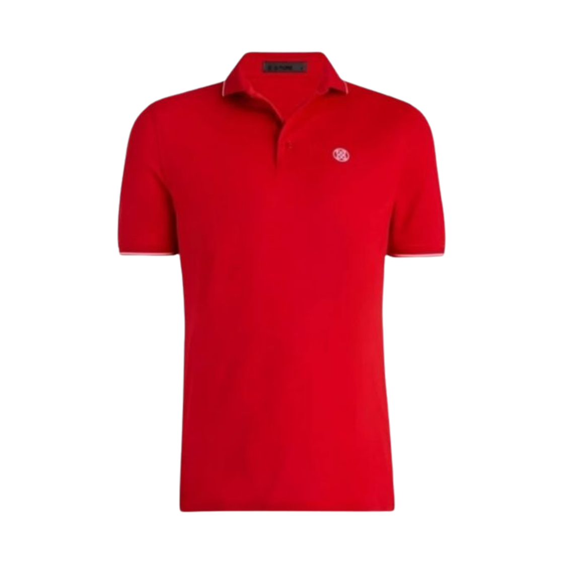 GMP000017 G/Fore Rib Collar Tech Pique Modern Spread Collar Banded Sleeve Polo Lava