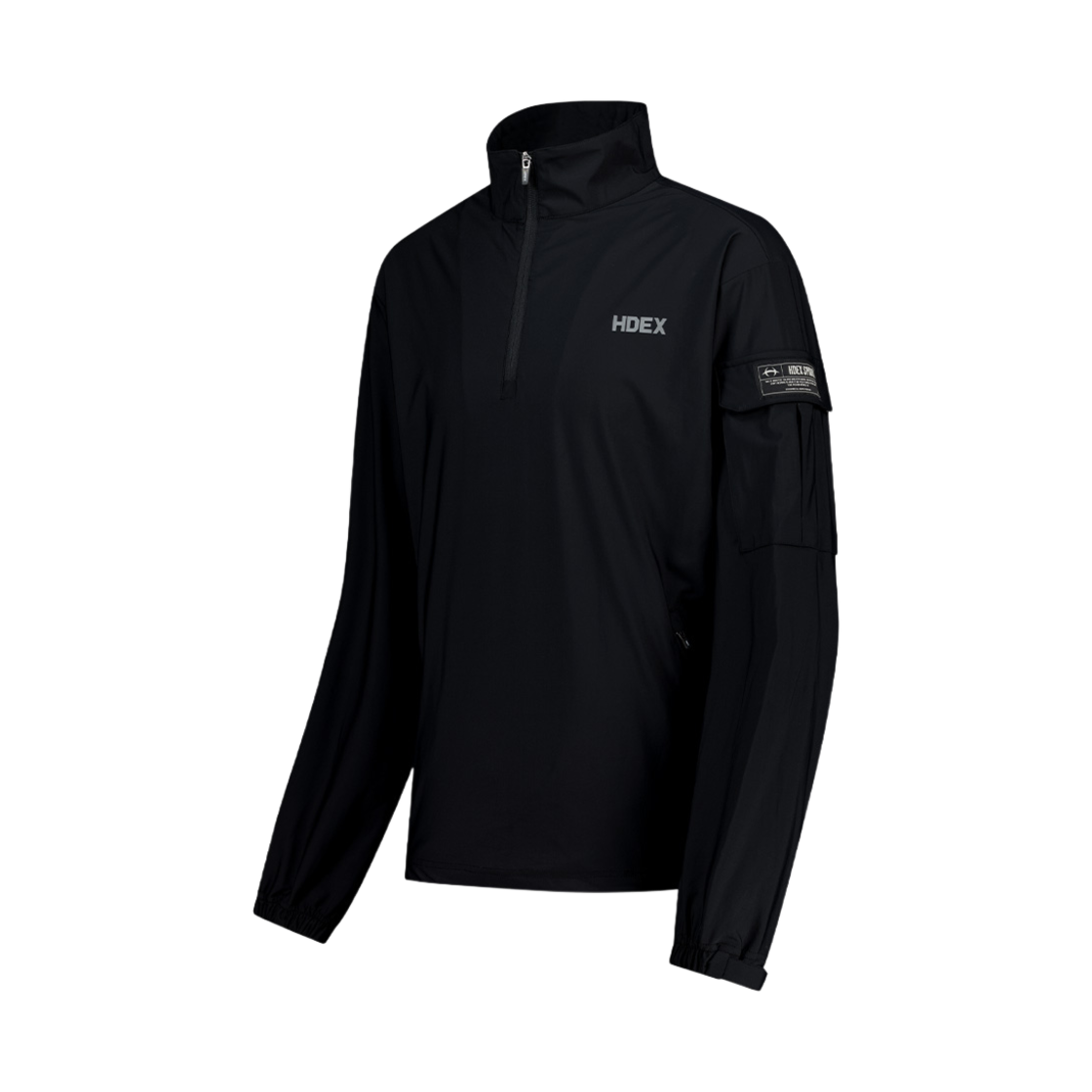 에이치덱스 액티브 에센셜 하프 집업 블랙(HDEX Active Essential Half Zip-Up Black)