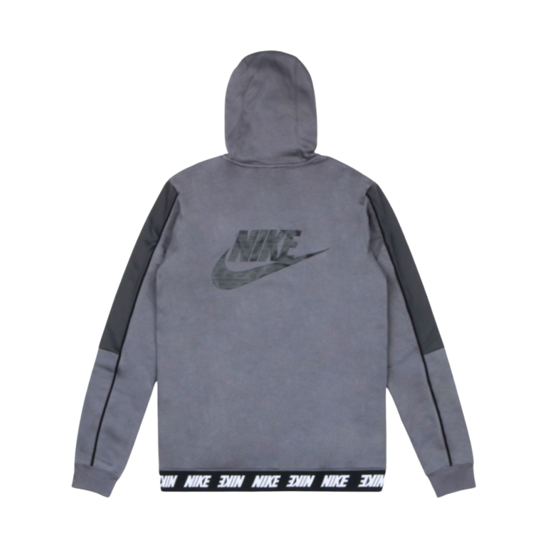 나이키 NSW 하이브리드 테이프드 풀 집업 후드 다크 그레이(Nike NSW Hybrid Taped Full Zip Hoodie Dark Grey) - 2