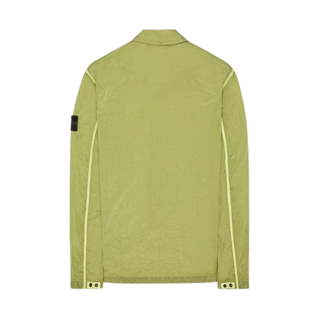 스톤 아일랜드 11219 나일론 메탈 인 에코닐 리제너레이티드 나일론 오버셔츠 레몬 - 24SS(Stone Island 11219 Nylon Metal In Econyl Regenerated Nylon Overshirt Lemon - 24SS) - 2