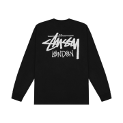 Stussy Stock London LS T-Shirt Black