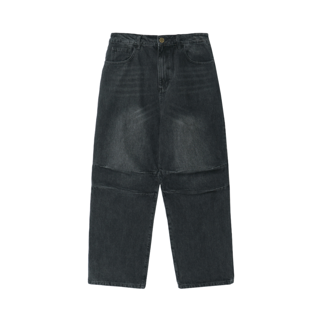 노드 글렌 와이드 배기 데님 팬츠 블랙(NOD Glen Wide Baggy Denim Pants Black)