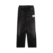 Mihara Yasuhiro Twisted Light Denim Pants Black