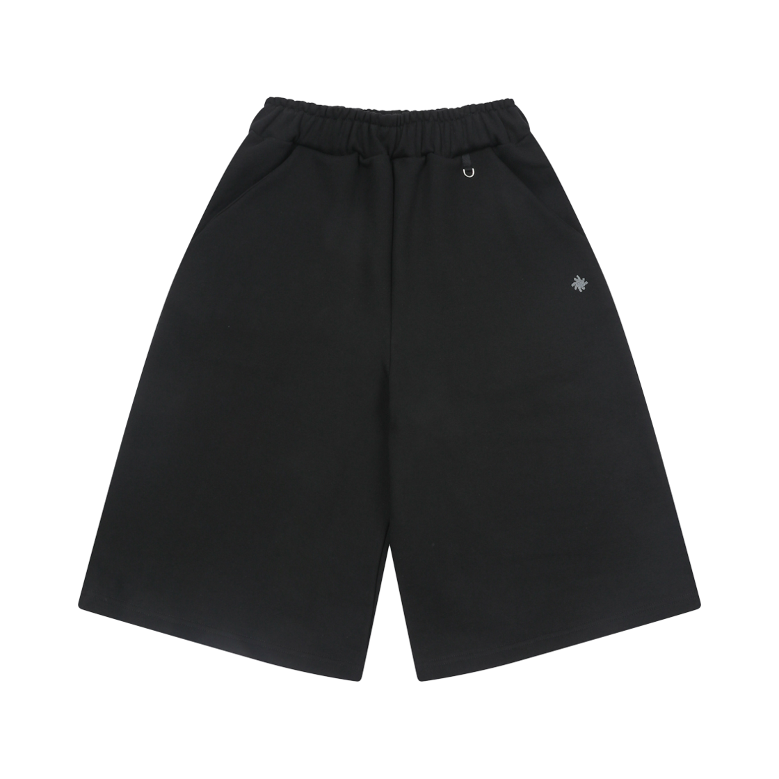 SR25SSPT03BK SLOW RECORD HOUSE 04 Bermuda Sweat Pants Black