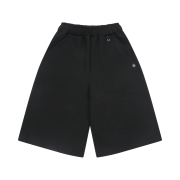 SLOW RECORD HOUSE 04 Bermuda Sweat Pants Black