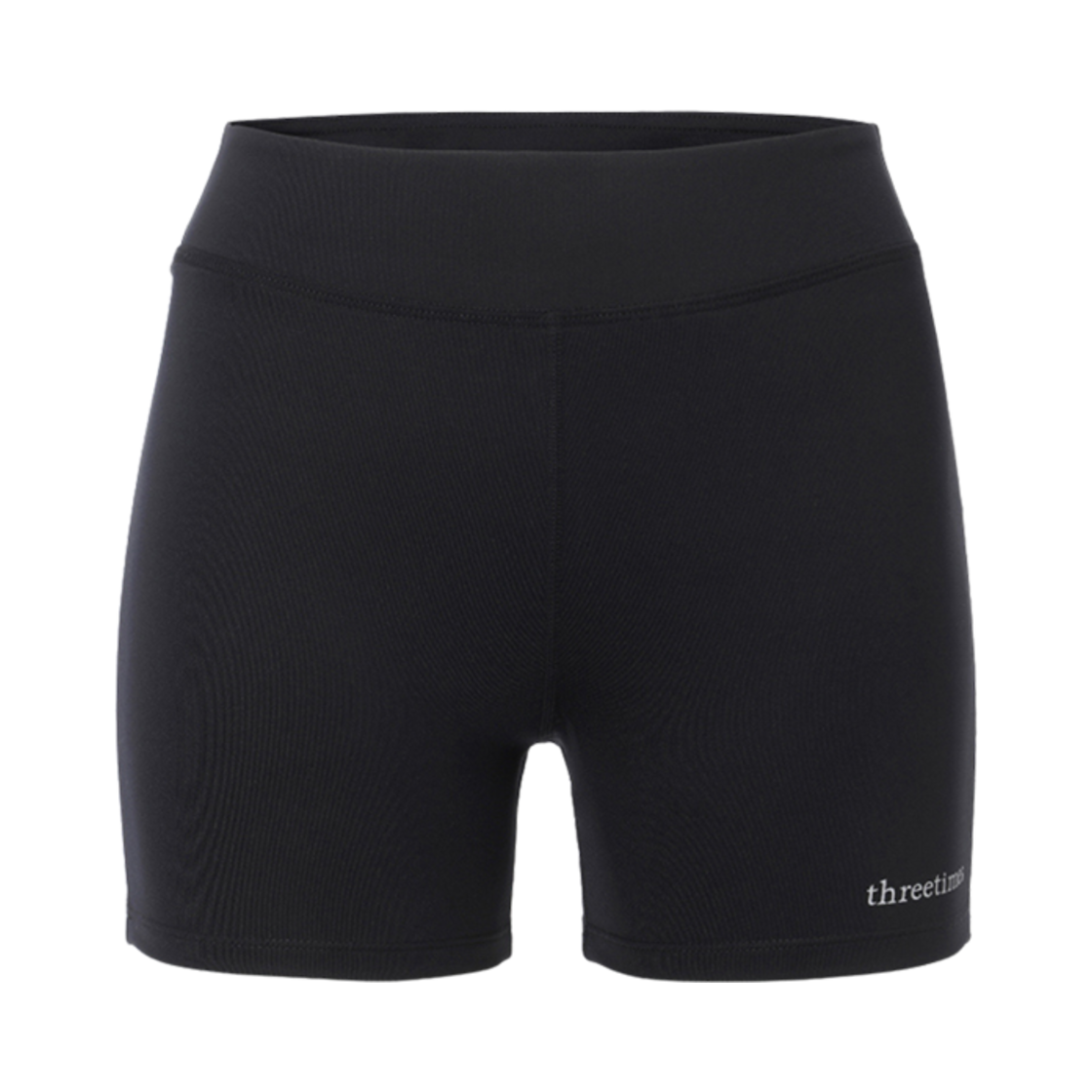 (W) 쓰리타임즈 베이직 스포츠 쇼츠 블랙((W) Threetimes Basic Sports Shorts Black)