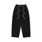 Essentials Brushed Relax Pants Black - 24FW