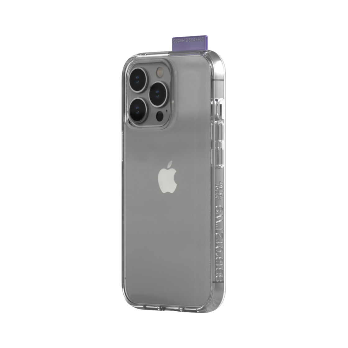 에스엘비에스 아이폰 A1 클리어 케이스 퍼플 태그(SLBS iPhone A1 Clear Case purple Tag)