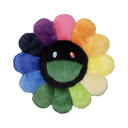 Kaikai Kiki Flower Cushion 60cm Rainbow & Black