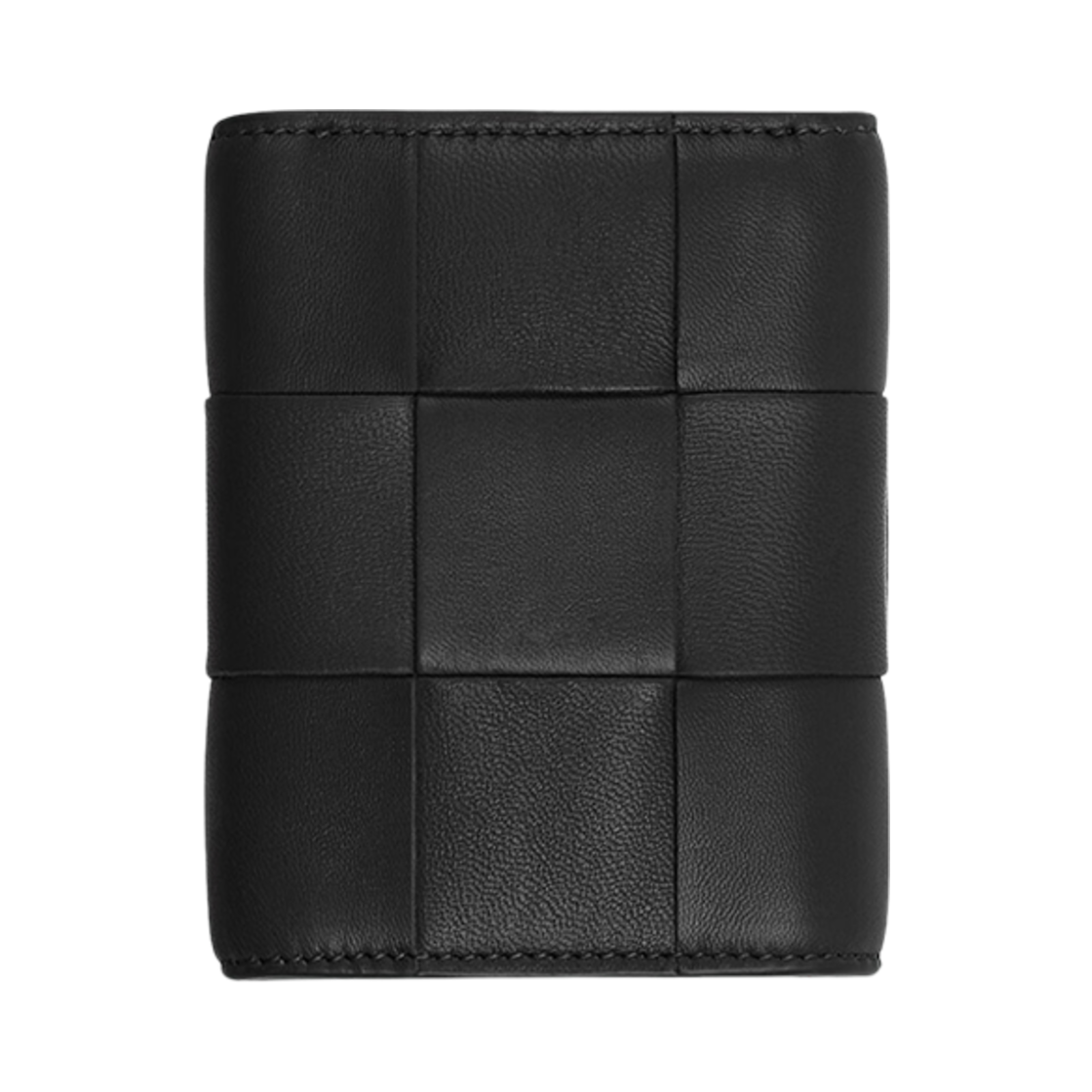 보테가 베네타 인트레치아토 카세트 트라이폴드 지퍼 월렛 블랙(Bottega Veneta Intrecciato Cassette Tri-Fold Zip Wallet Black) - 3