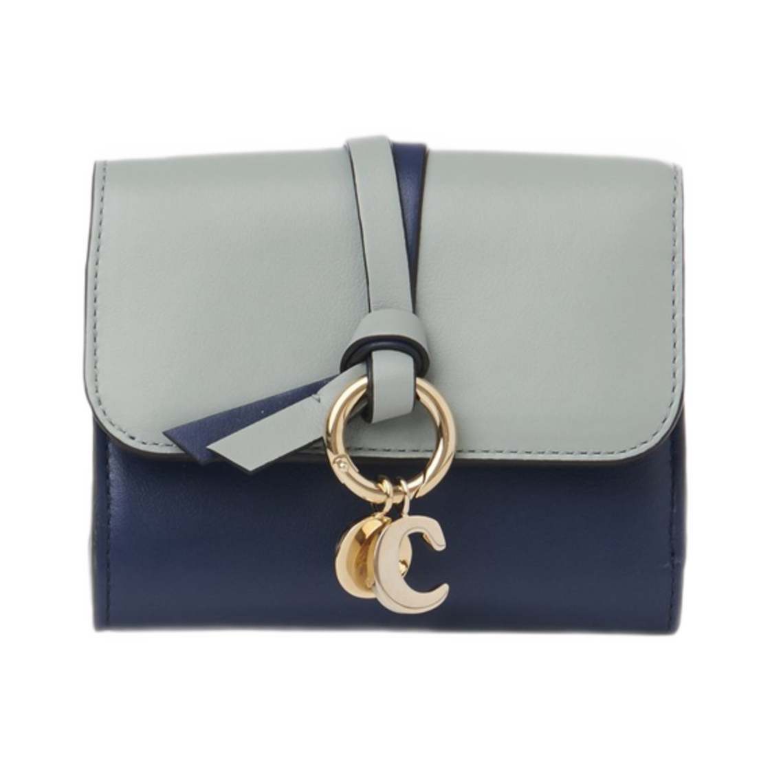 끌로에 알파벳 스몰 트라이폴드 월렛 그린 블루(Chloe Alphabet Small Tri-Fold Wallet Green Blue) - 1