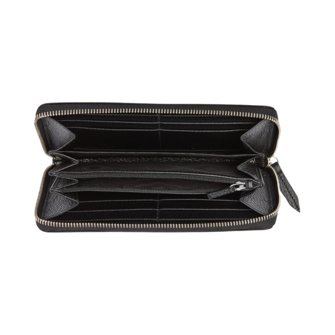 구찌 GG 마몽 집 어라운드 지갑 블랙(Gucci GG Marmont Zip Around Wallet Black) - 2