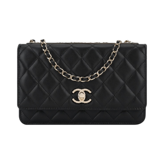 Chanel Wallet On Chain Lambskin & Gold Black