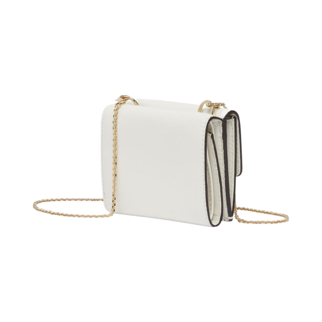 펜디 레더 메탈 체인 지갑 화이트(Fendi Leather Metal Chain Wallet White) - 2
