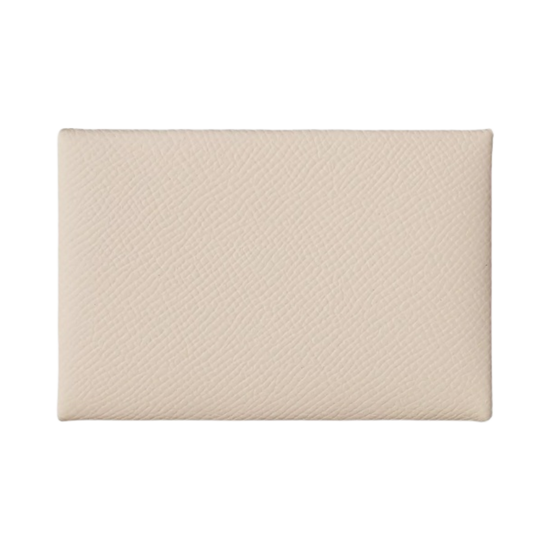 H044164CK10 Hermes Calvi Card Holder Epsom & Palladium Craie