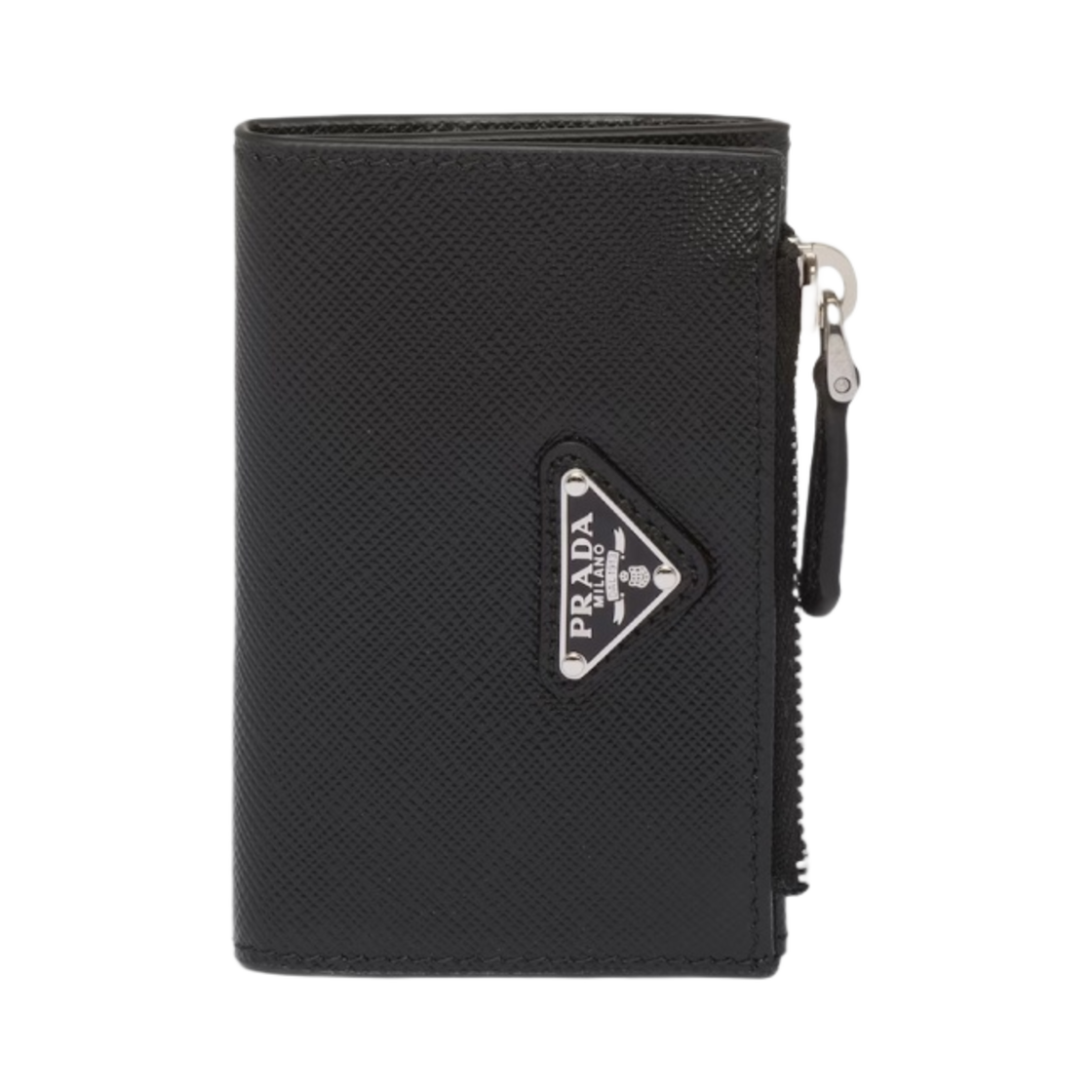 프라다 사피아노 레더 카드 홀더 블랙(Prada Saffiano Leather Card Holder Black) - 1