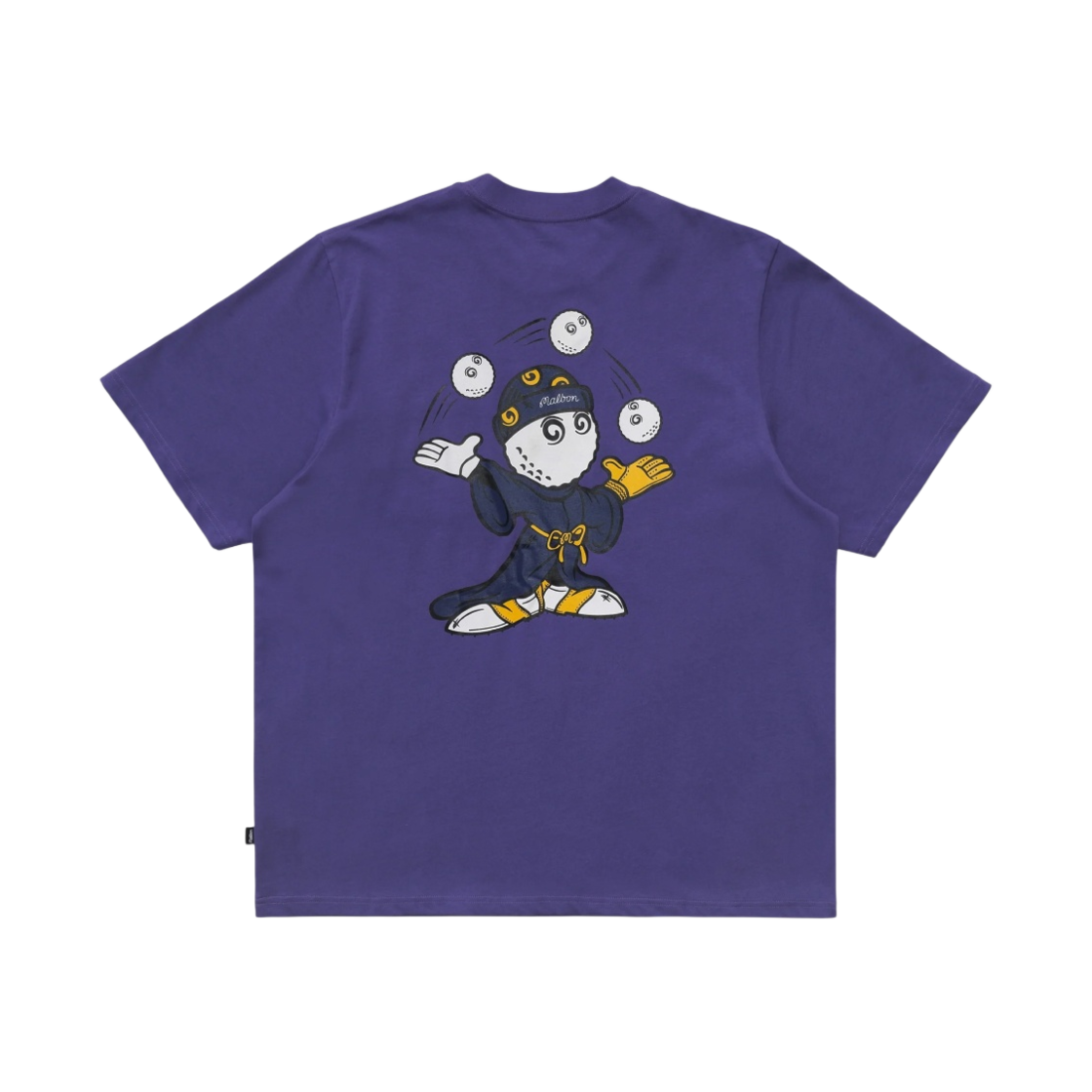 말본 골프 위즈 티셔츠 퍼플(Malbon Golf Wiz T-Shirt Purple) - 1