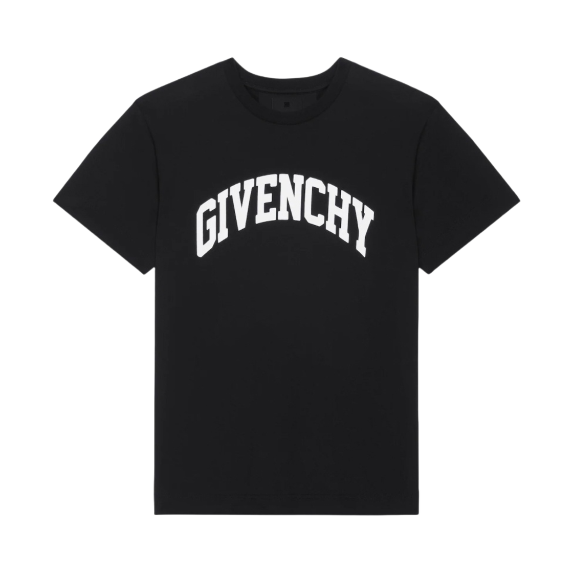 지방시 컬리지 클래식핏 티셔츠 블랙(Givenchy College Classic Fit T-Shirt Black) - 1