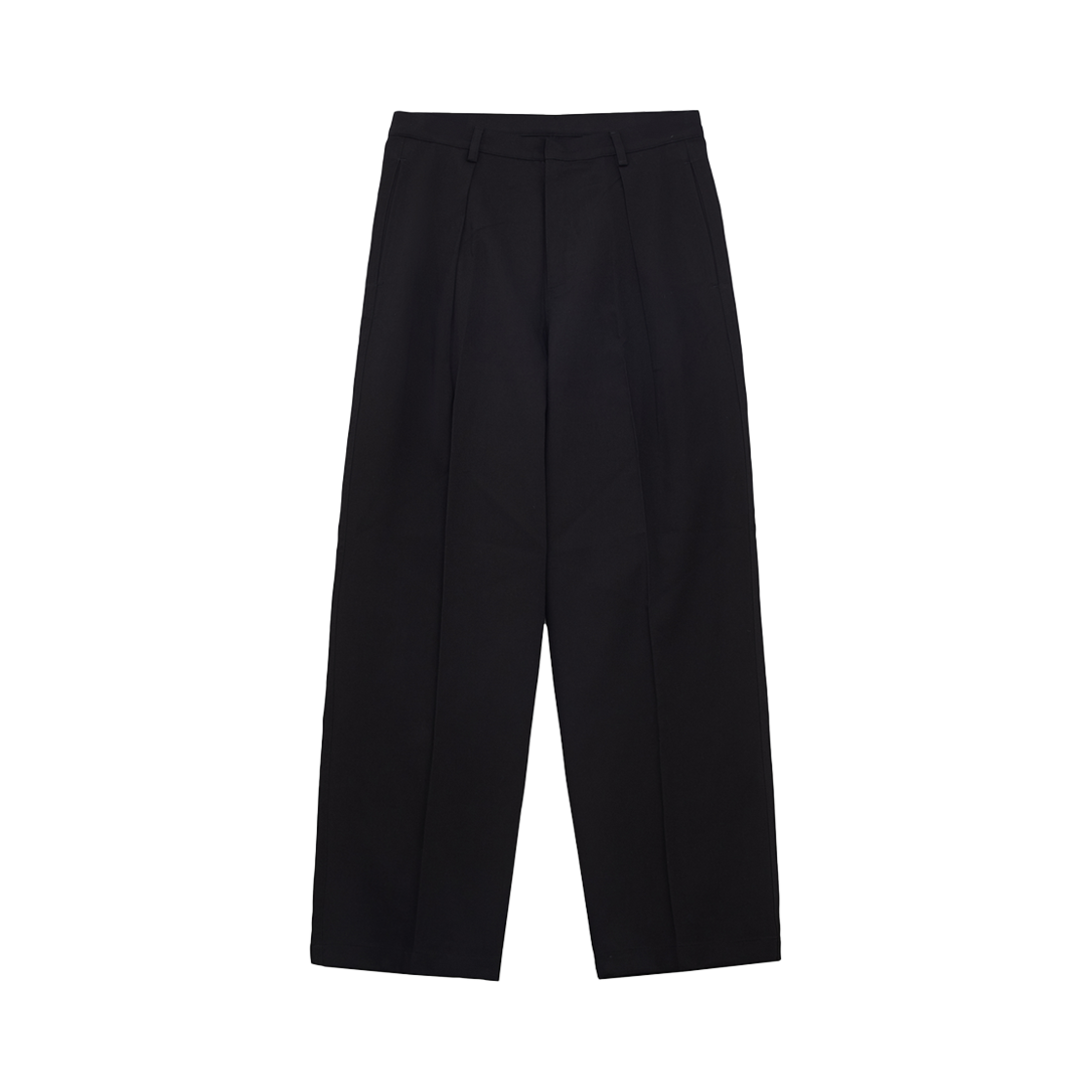 웨프트07 울 트라우저 블랙(Weft07 Wool Trouser Black)