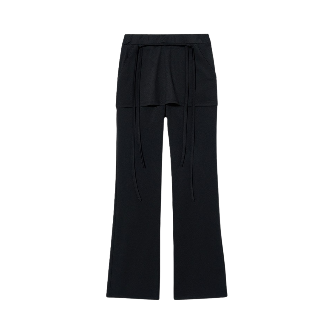 200_TIP THE IDENTITY PROJECT Women Rope Bootcut Pants Black