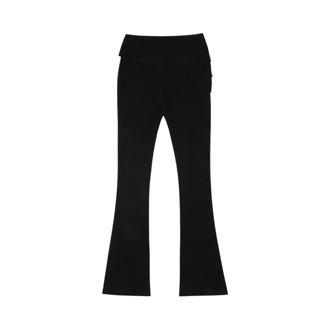 (W) 보헤미안 서울 베이직 폴디드 부츠컷 팬츠 블랙((W) Bohemian Seoul Basic Folded Boots Cut Pants Black) - 2