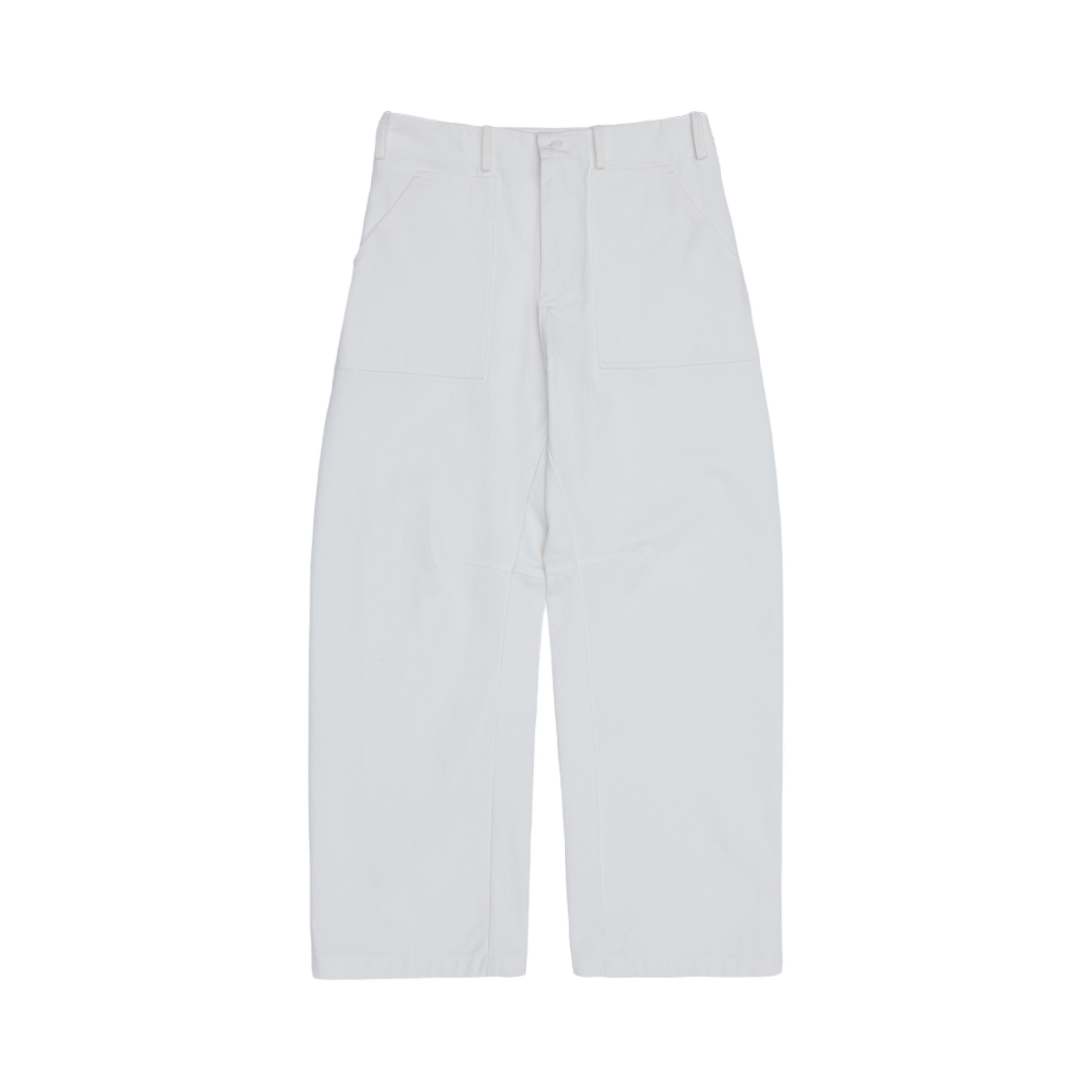필더스 세미와이드 커브드 퍼티그 팬츠 화이트