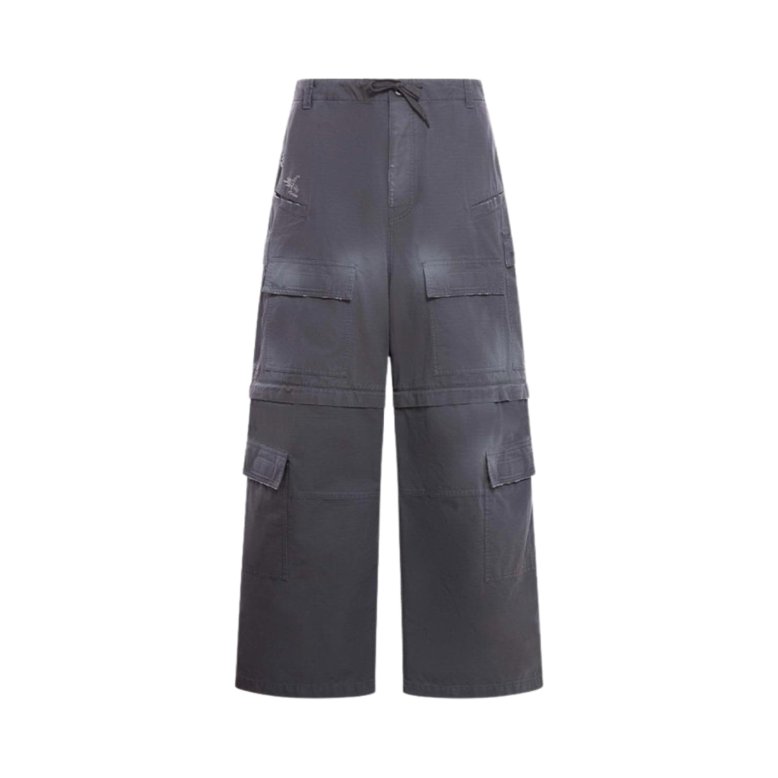 790982TKP271485 Balenciaga Large Cargo Pants Elephant Grey