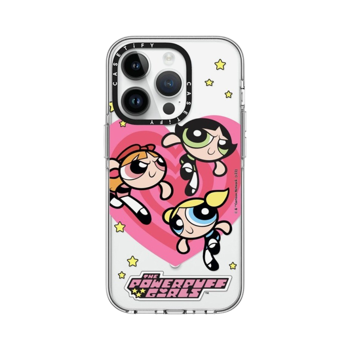 케이스티파이 x 파워퍼프걸 아이폰 하트 클리어 케이스 클리어(Casetify x The Powerpuff Girls iPhone Heart Clear Case Clear) - 1