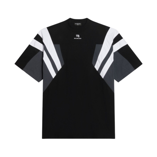 Balenciaga Sporty B Track T-Shirt Black