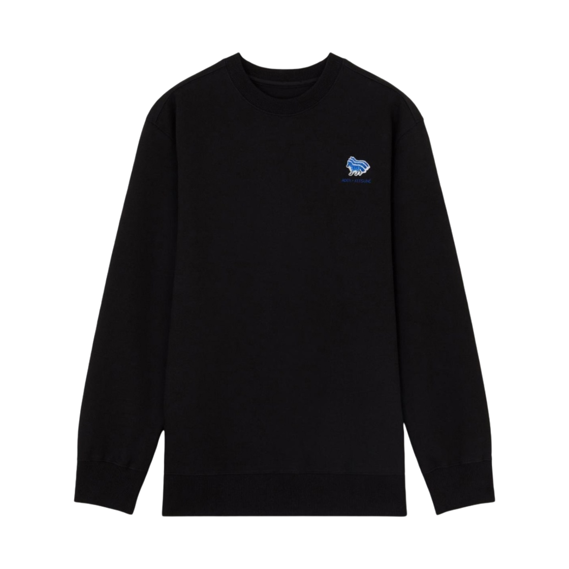매종 키츠네 x 아더에러 레이어 트리플 폭스 스웨트셔츠 블랙(Maison Kitsune x Ader Error Layer Triple Fox Sweatshirt Black)