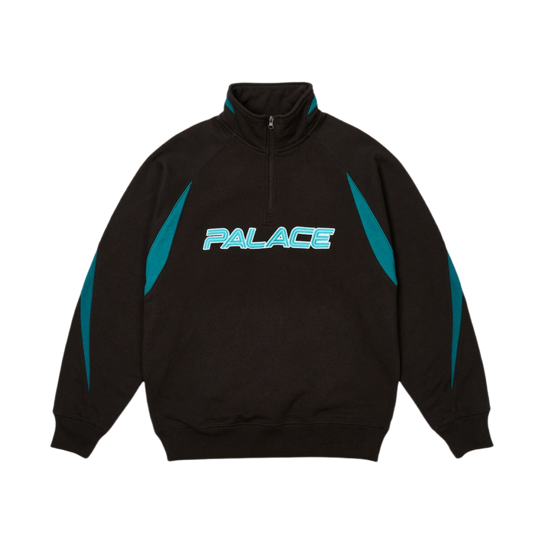 팔라스 이즌 잇 1/4 집 블랙 - 23FW(Palace Isn't It 1/4 Zip Black - 23FW) - 1