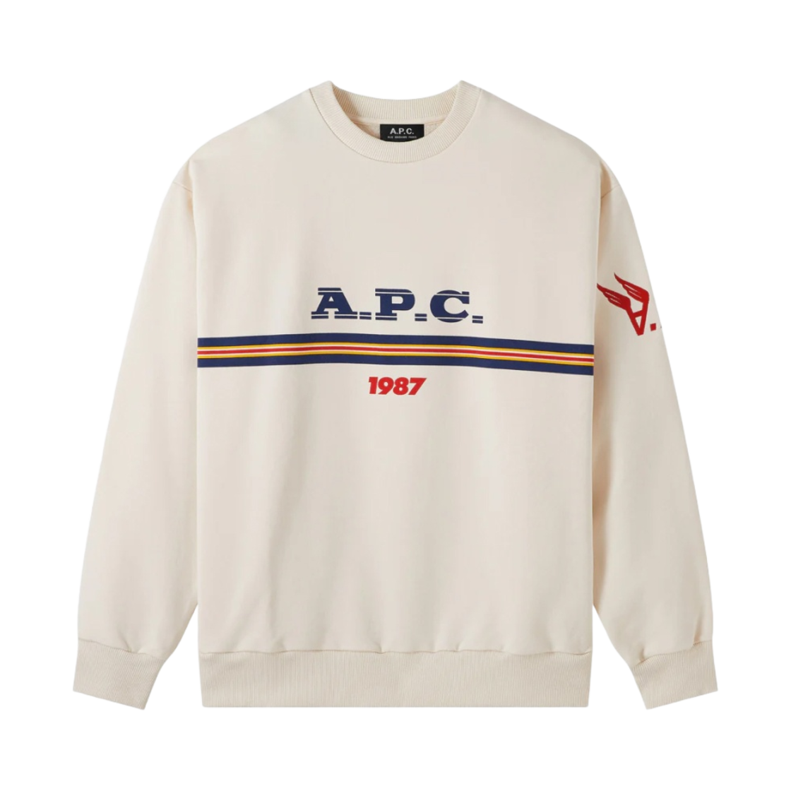 COEIP-H27837-AAD A.P.C. Adam Sweatshirt Ecru